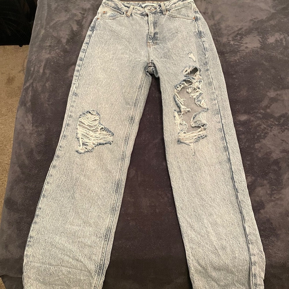 Pac Sun 90s Boyfriend Distressed Jeans Size 29
